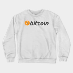 Bitcoin Logo With Name Crewneck Sweatshirt